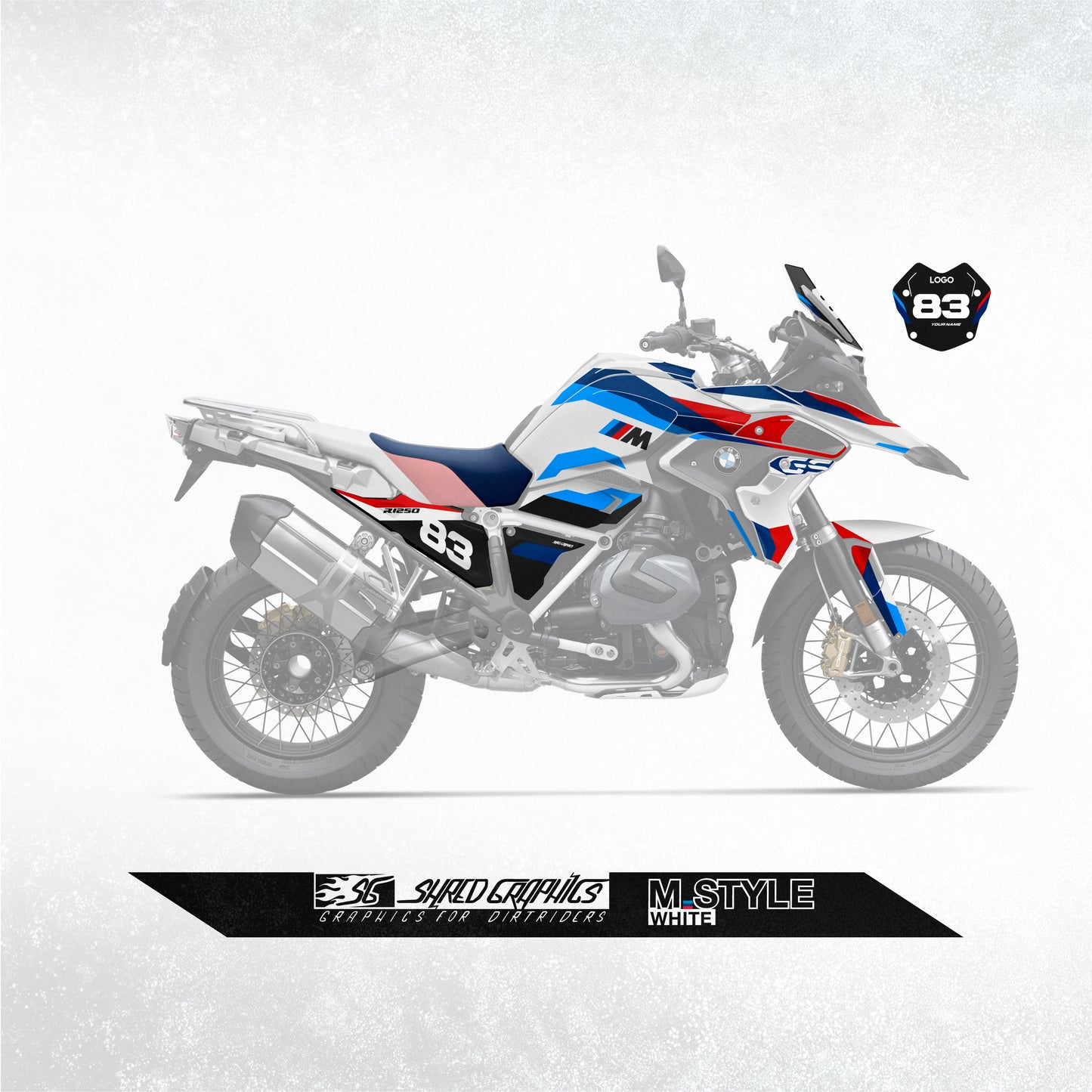 BMW R1250GS | M STYLE WHITE