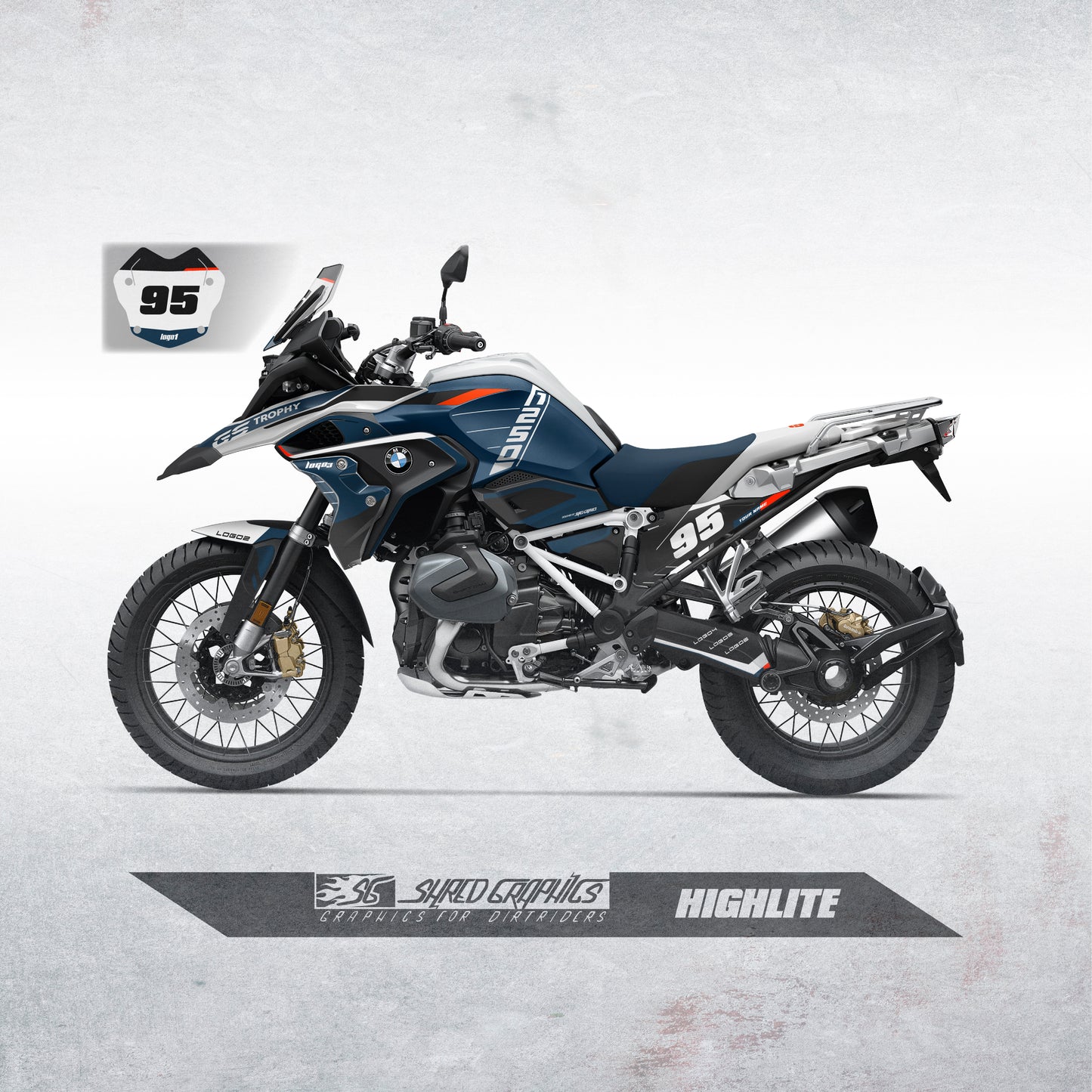 BMW R1250GS | TROPHY HIGHLITE KIT