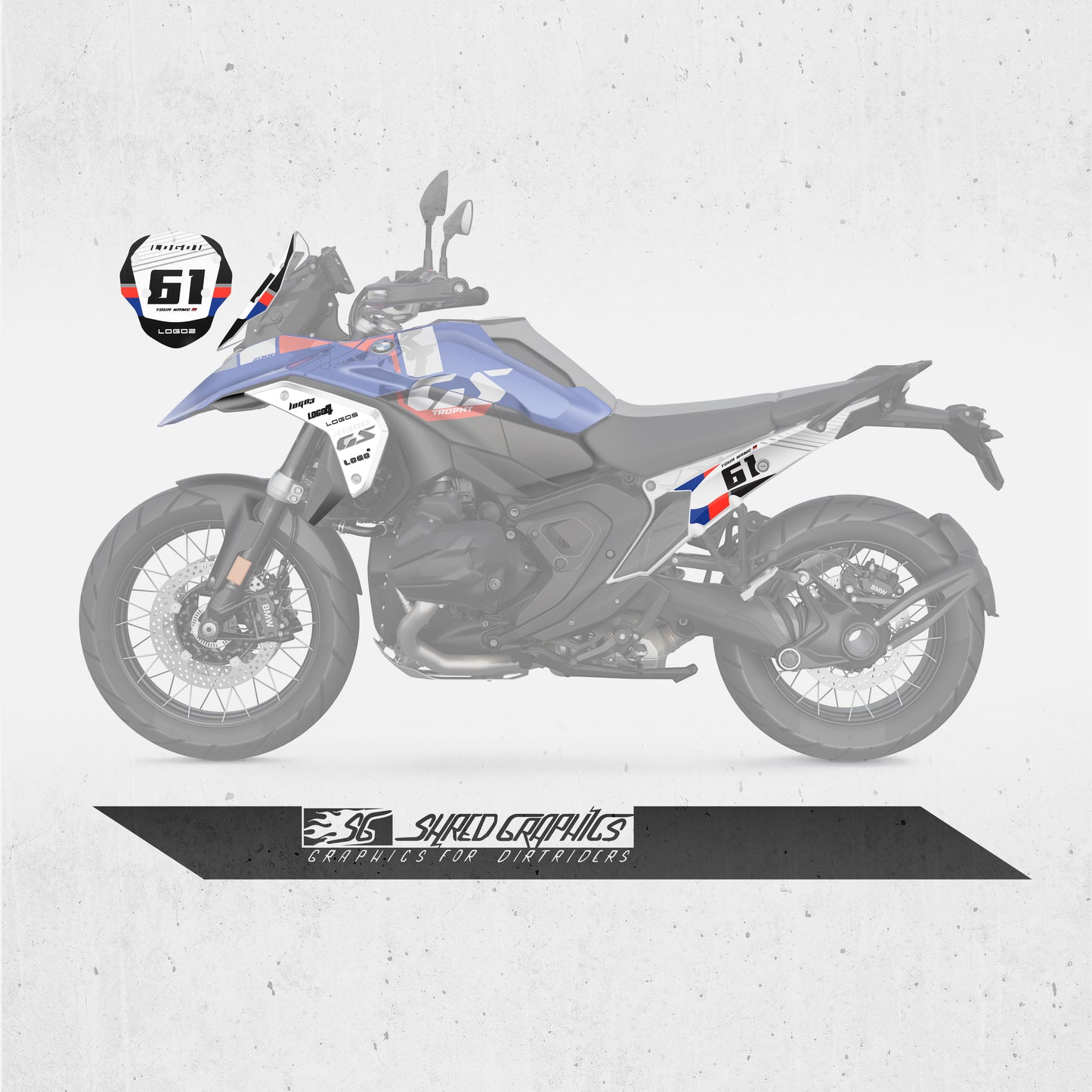 BMW R1300GS | TROPHY HIGHLITE KIT