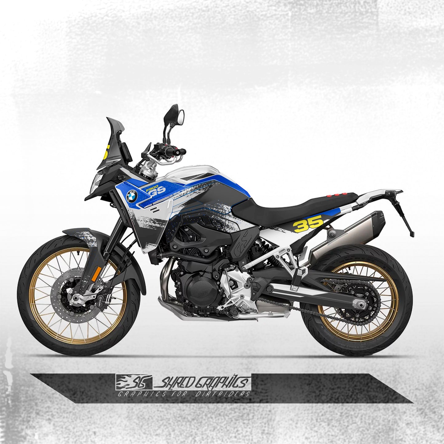 BMW F900GS | Grunge Blue