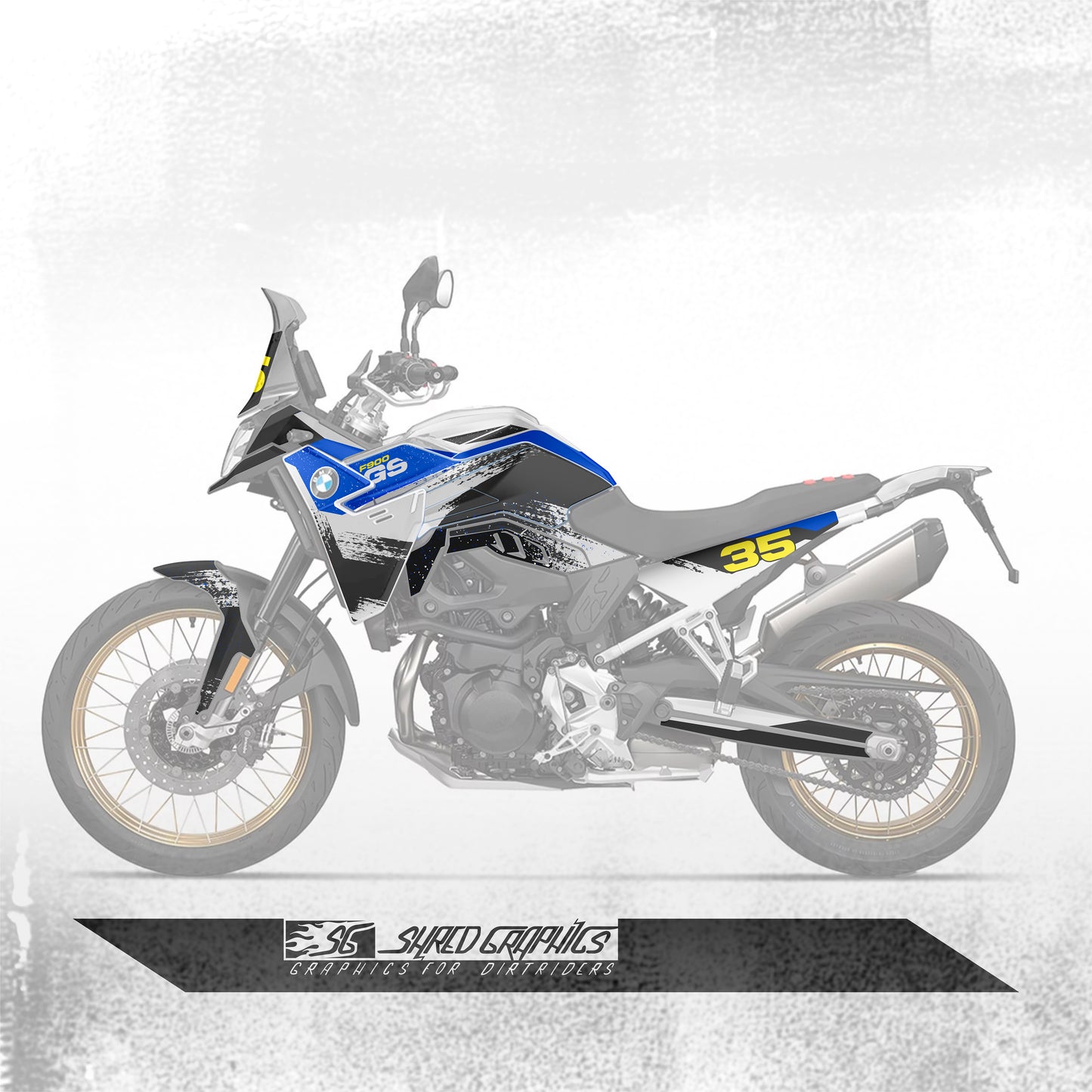 BMW F900GS | Grunge Blue
