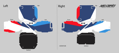 CASES | BMW R1300GS Adventure |  M style White