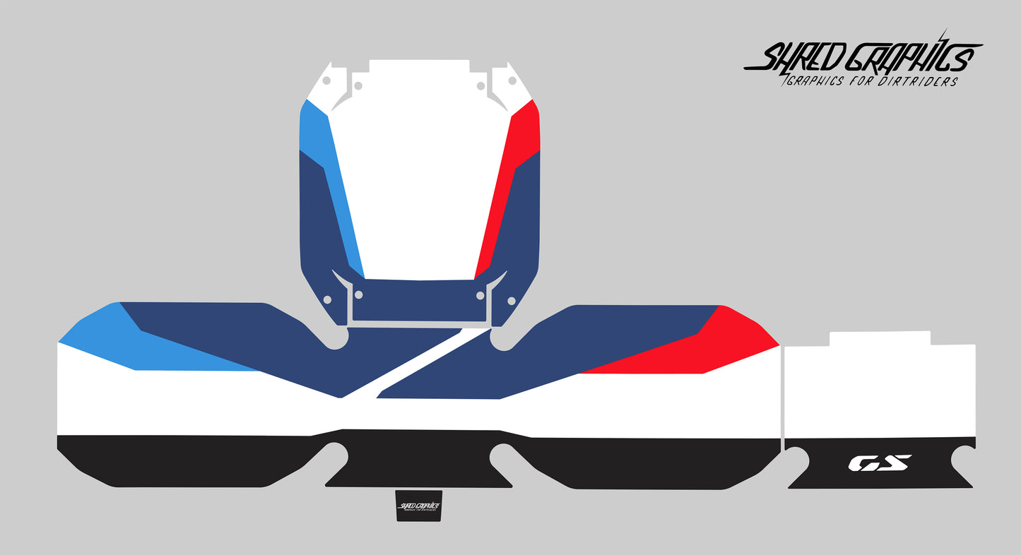 CASES | BMW R1300GS Adventure |  M style White