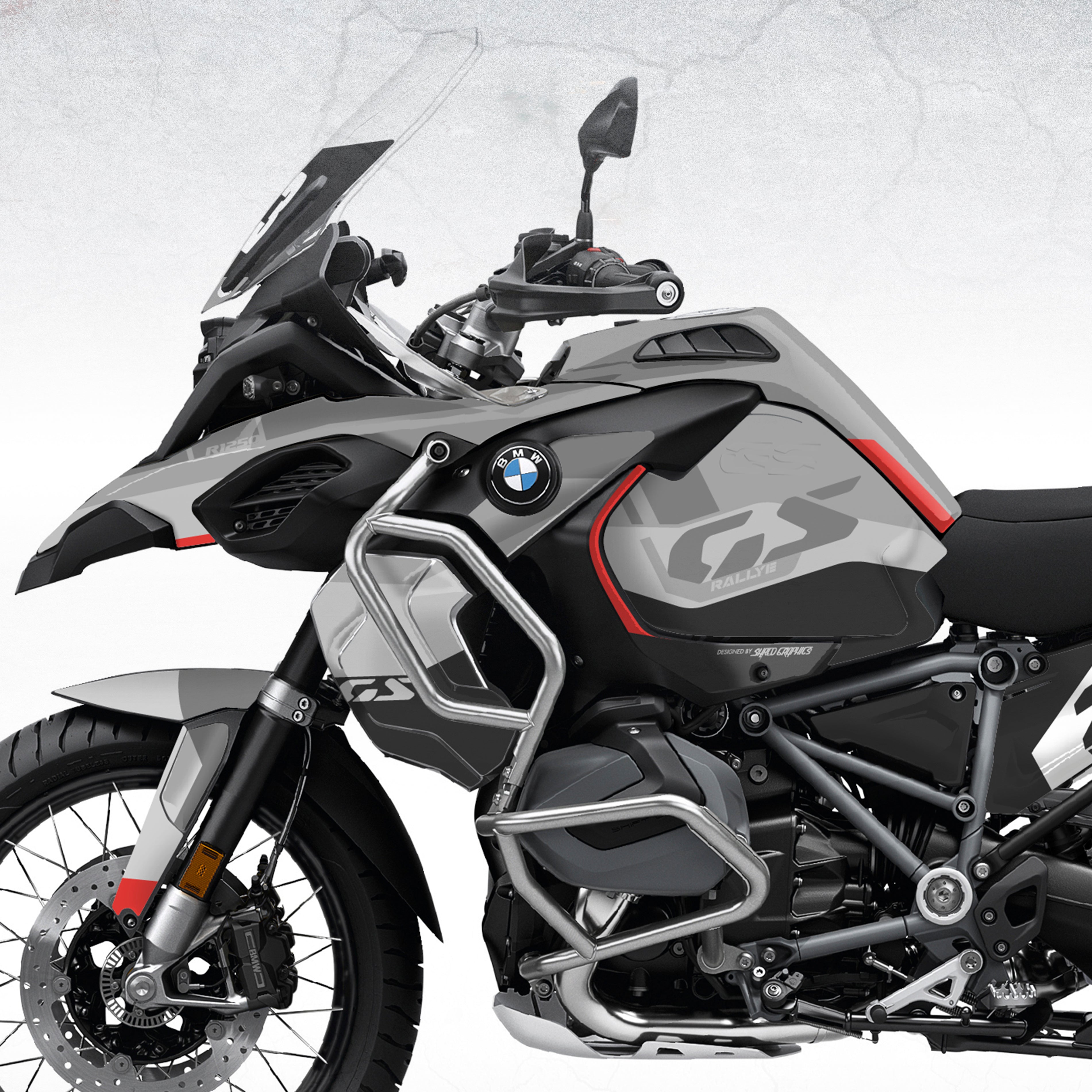 Custom R1250 Gsa BMW R1250GS ADVENTURE SEMI CUSTOM – Shred Graphics