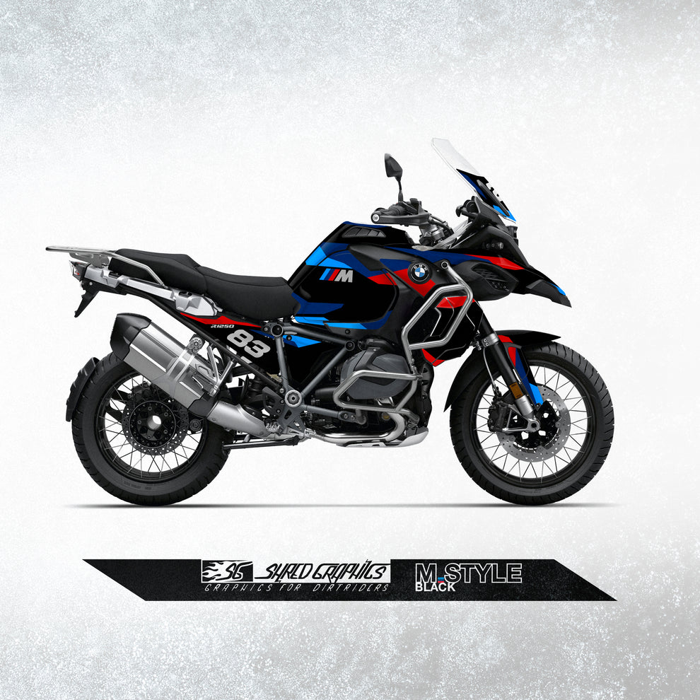 BMW R1250GS Adventure | Mstyle Black – Shred Graphics