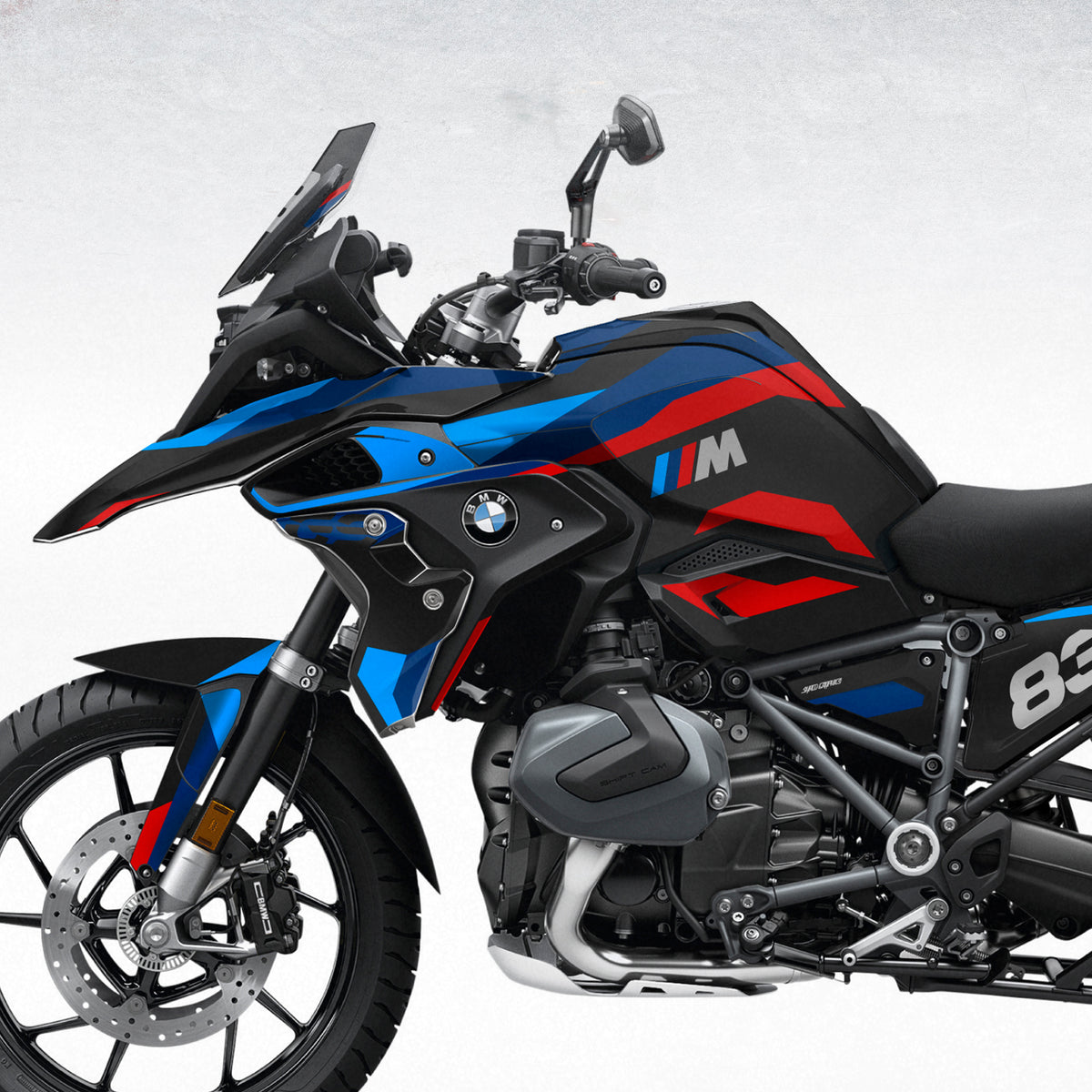 BMW R1250GS | M STYLE BLACK – Shred Graphics
