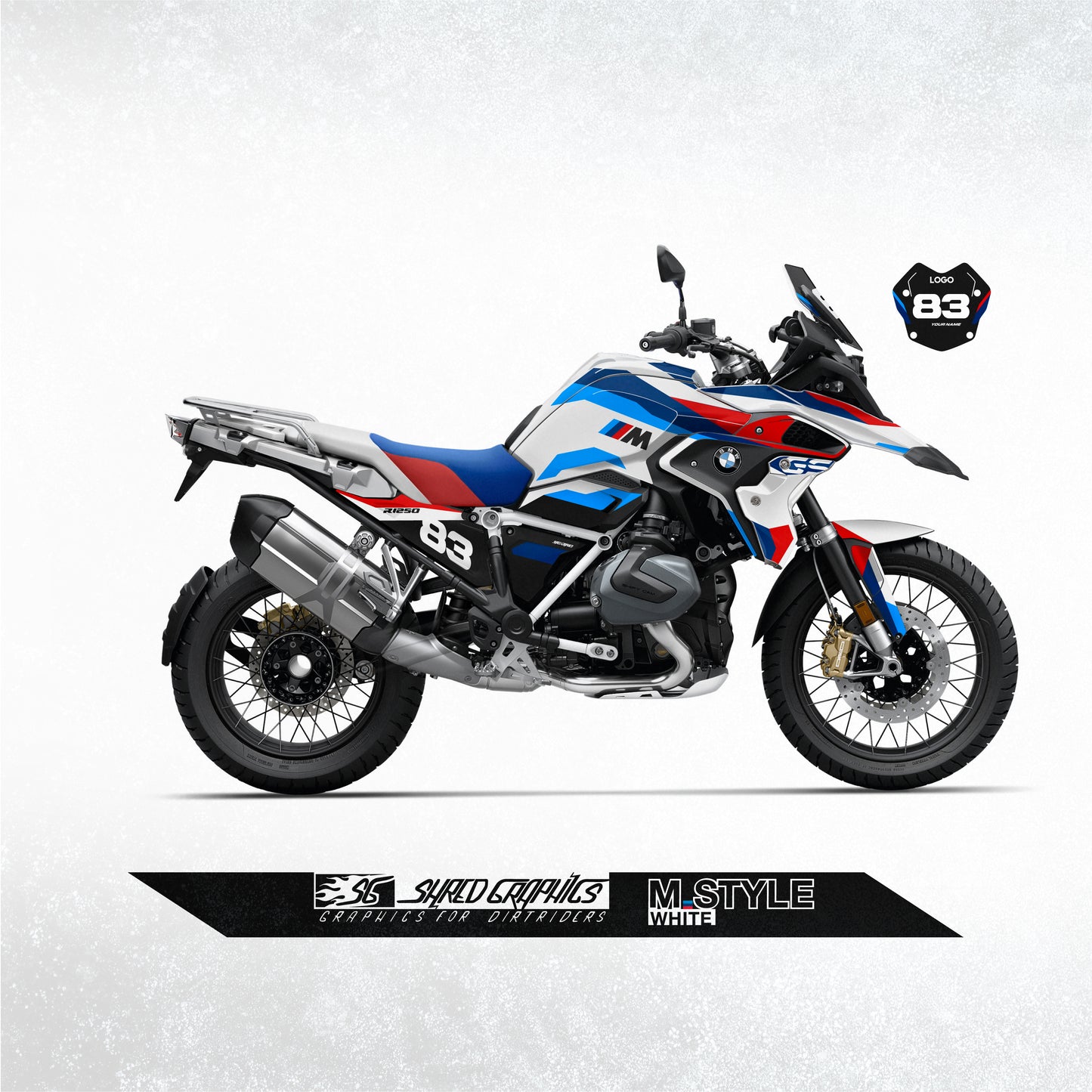 BMW R1250GS | M STYLE WHITE