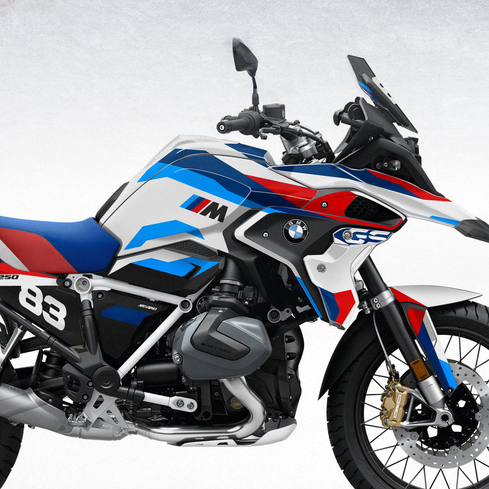 BMW R1250GS | M STYLE WHITE – Shred Graphics