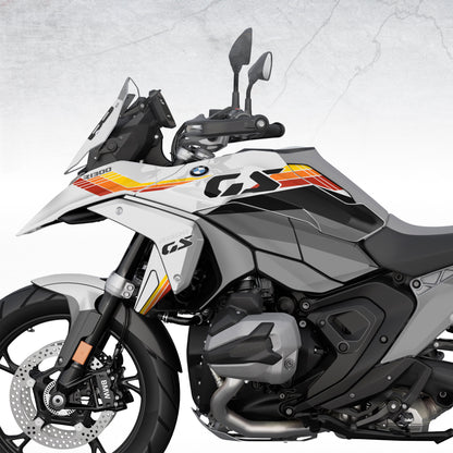 BMW R1300GS | RETRO - RACING WHITE