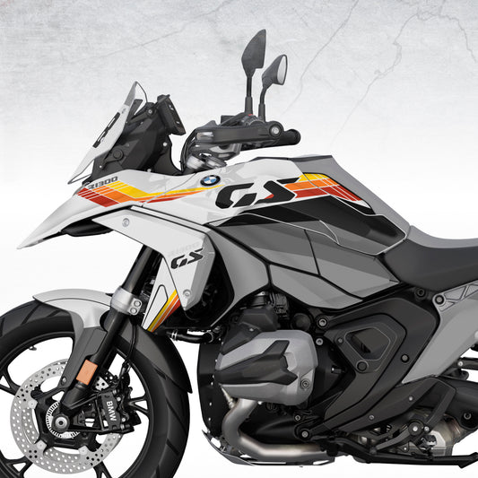 BMW R1300GS | RETRO - RACING WHITE
