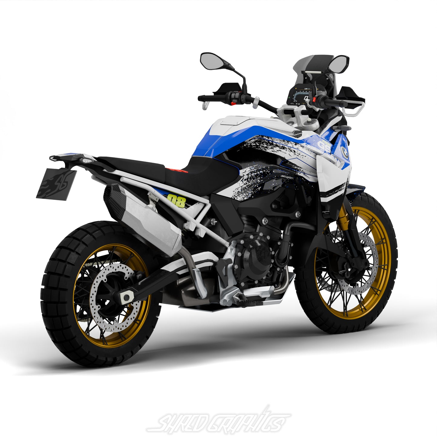 BMW F900GS | Grunge Blue