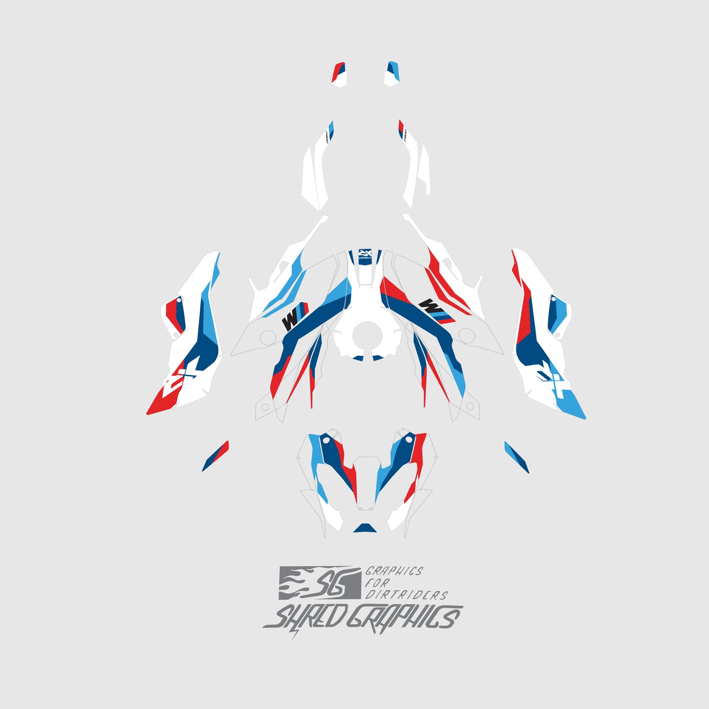 BMW F900XR | M style White