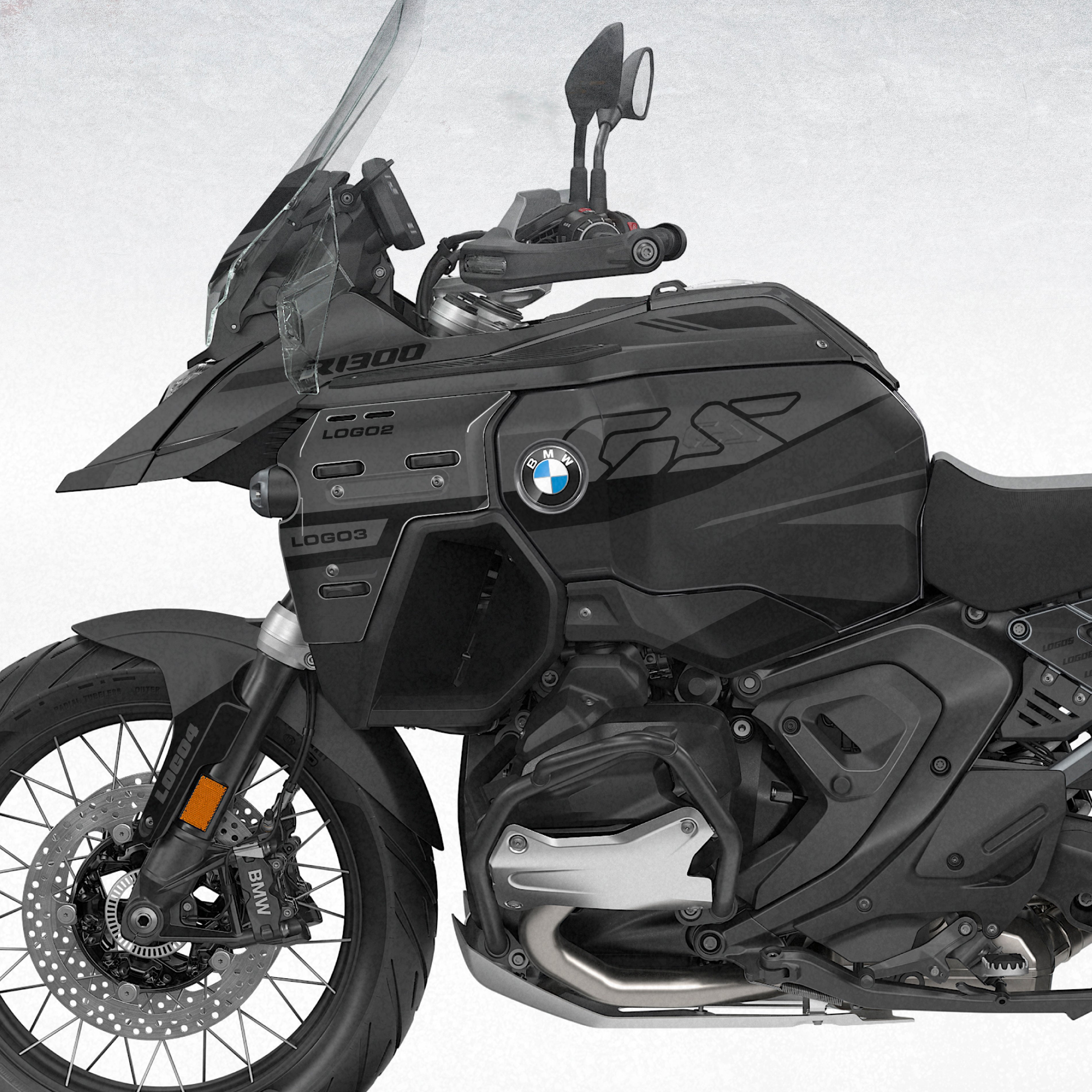 BMW R1300GS Adventure | Fast Line Black – Shred Graphics