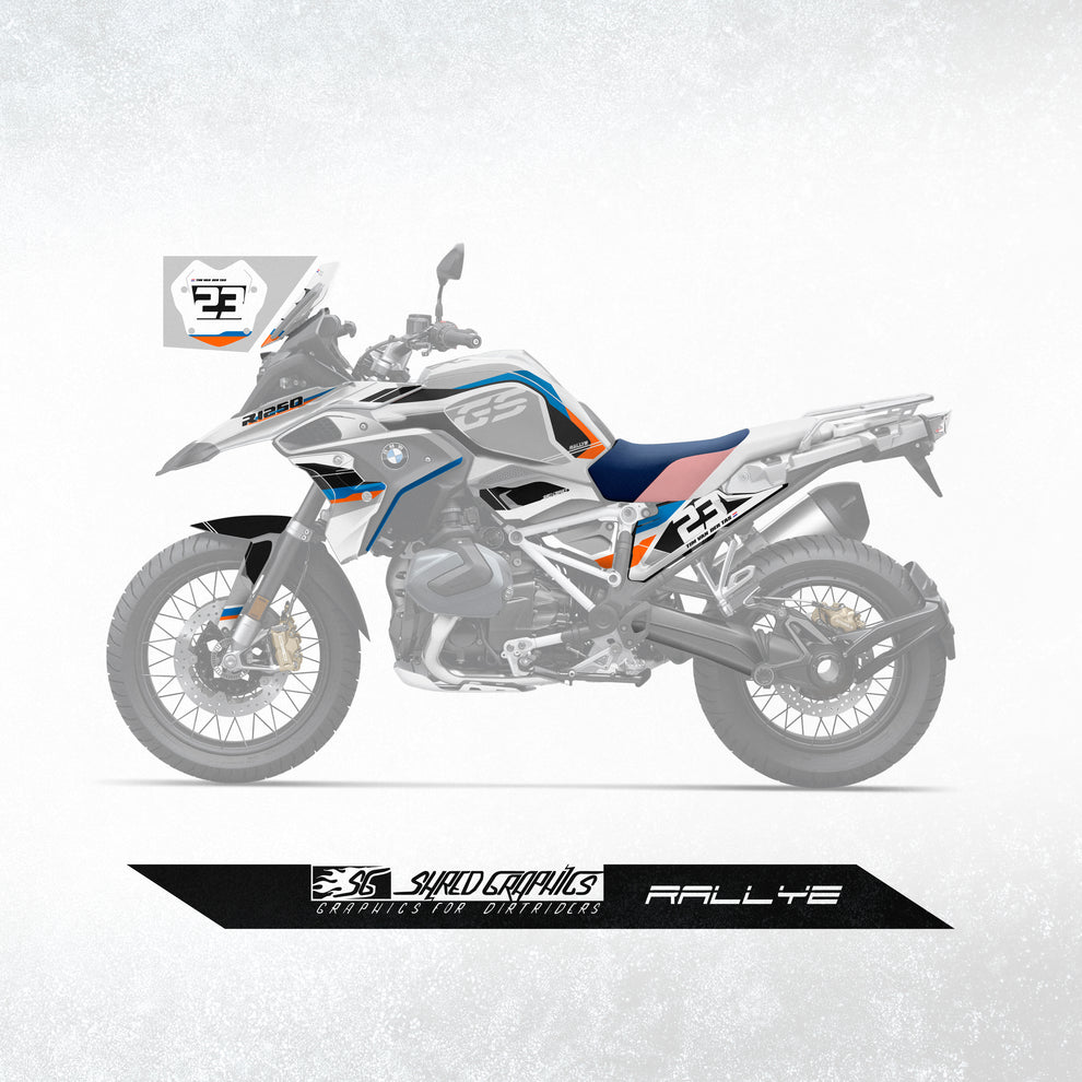 BMW R1250GS | RALLYE ORANGE – Shred Graphics