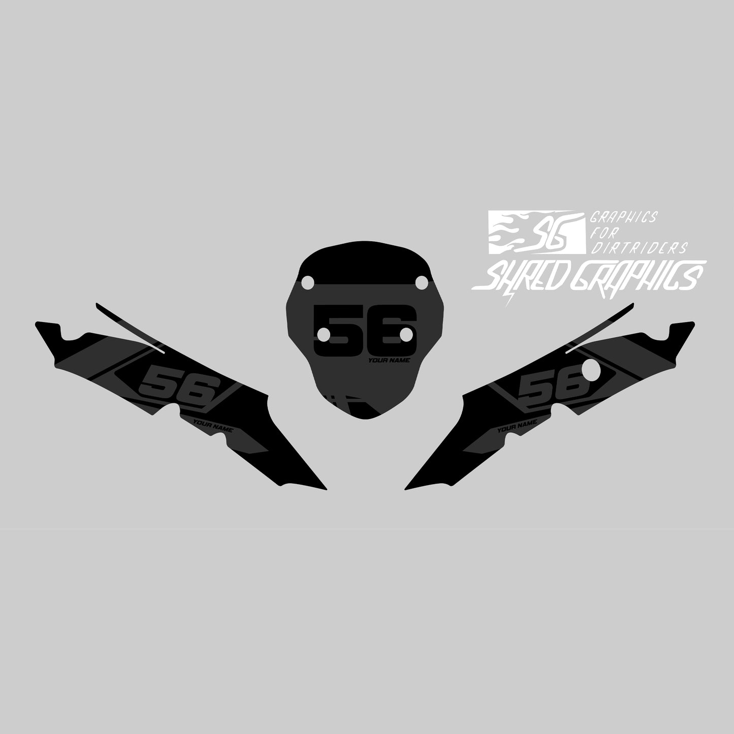 BMW R1300GS | ENDURO BLACK // NUMBERS KIT