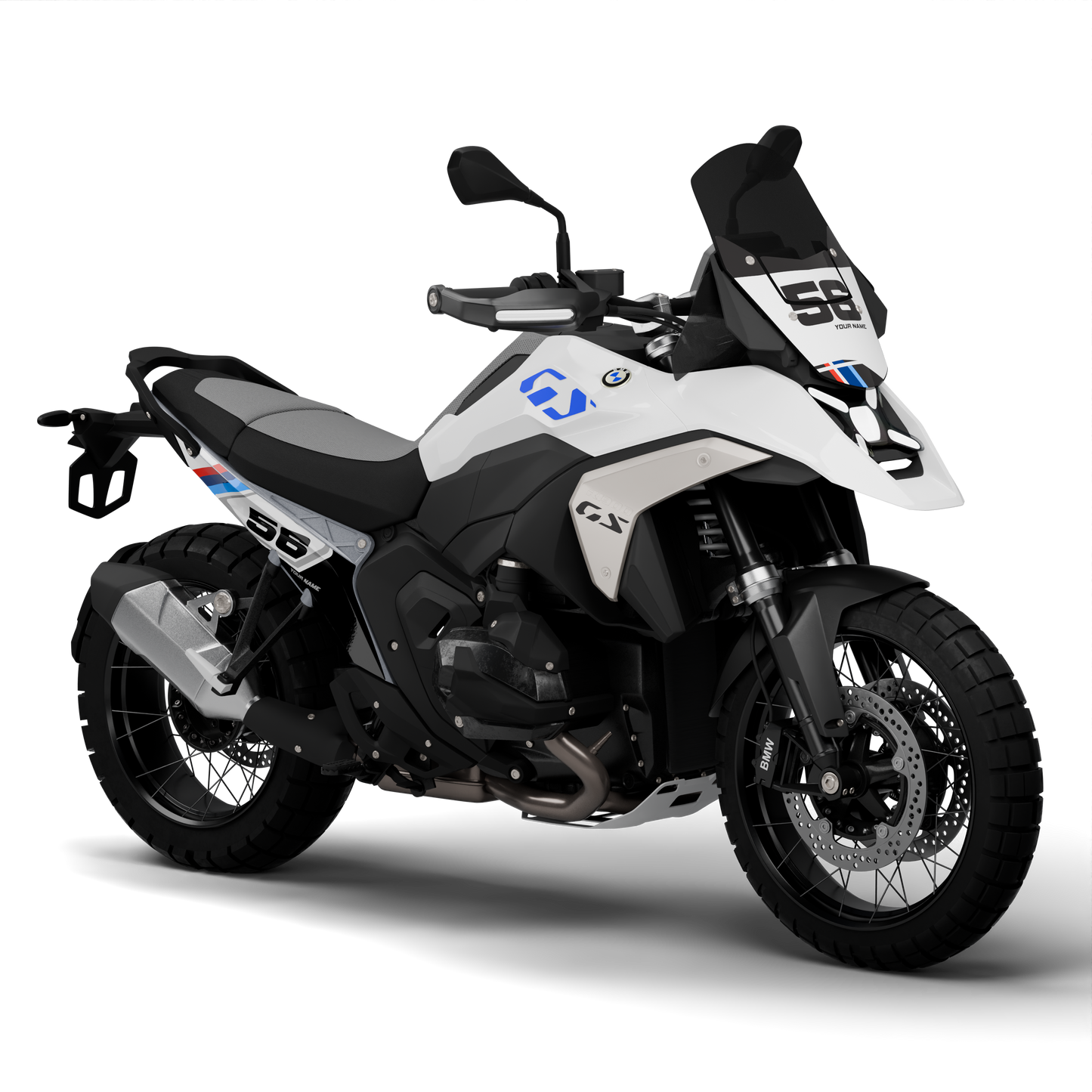 BMW R1300GS | ENDURO M white // NUMBERS KIT