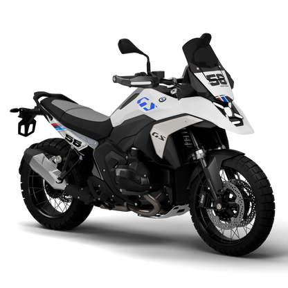 BMW R1300GS | ENDURO M white // NUMBERS KIT