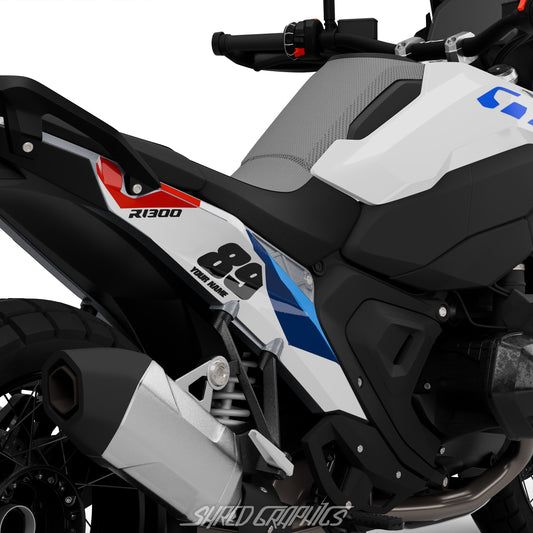 BMW R1300GS | MSTYLE WHITE // NUMBERS KIT