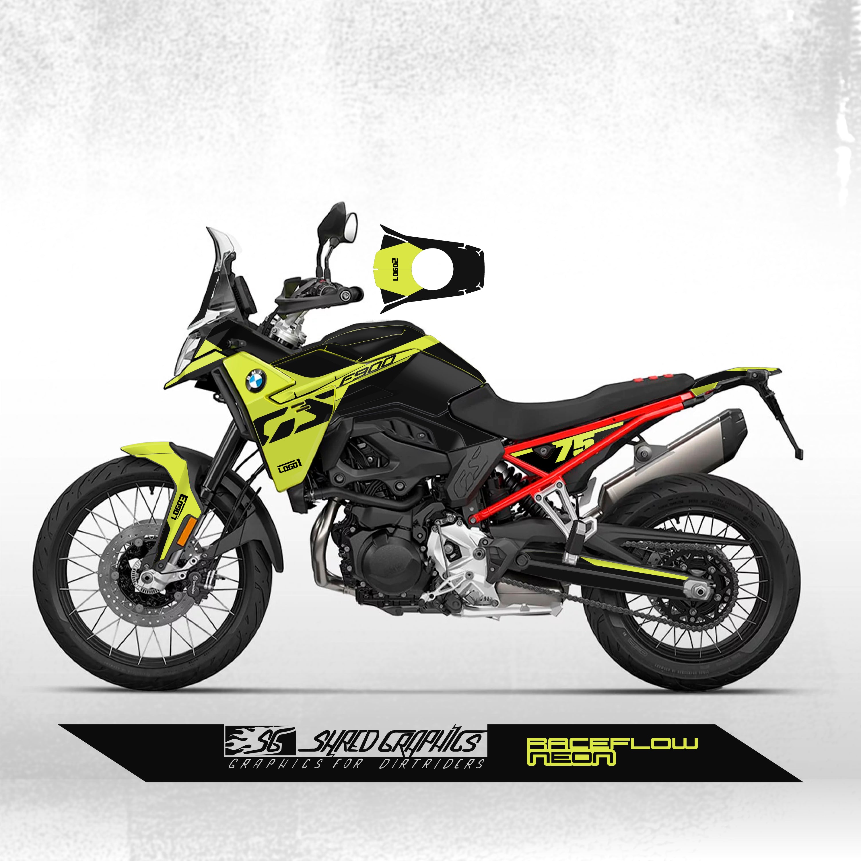 品質が Raceflow | F900GS BMW NEON Graphics Shred – Body&FrameParts