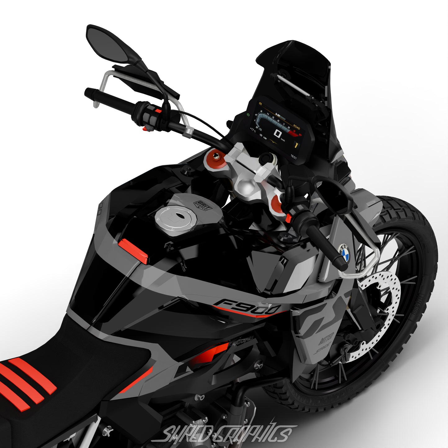 BMW F900GS | Raceflow Grey