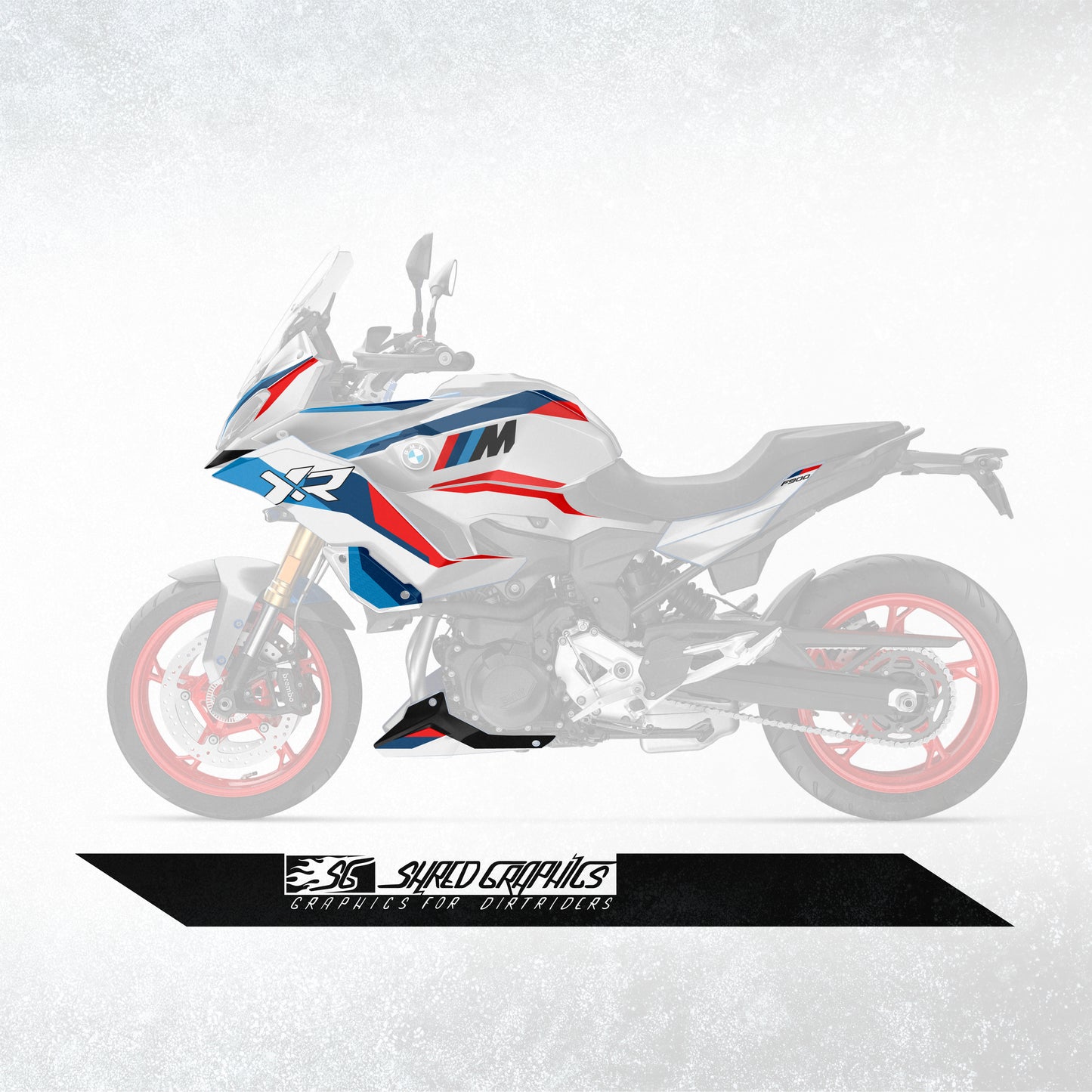 BMW F900XR | M style White