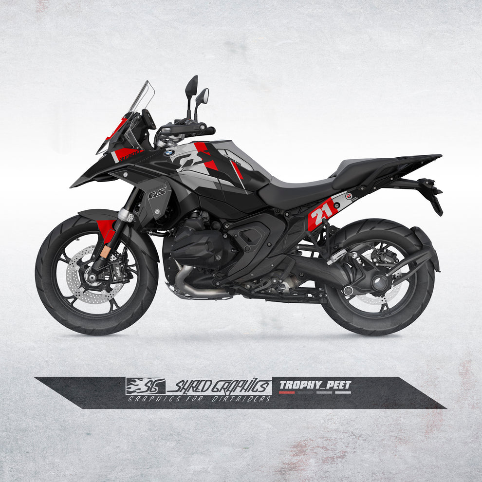 BMW R1300GS | Trophy Peet '25 BLACK – Shred Graphics