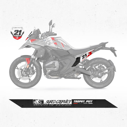 BMW R1300GS | NUMBERS KIT TROPHY PEET '25