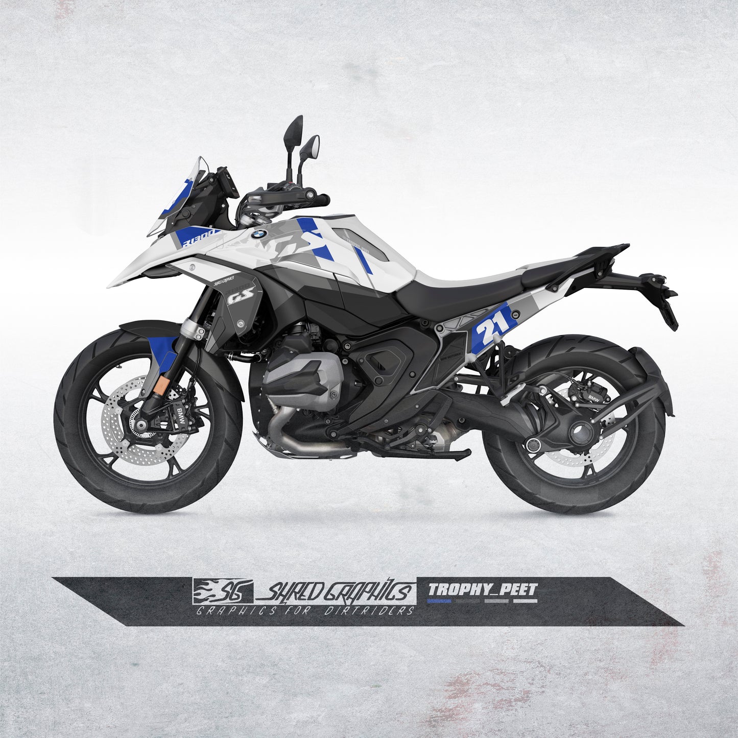 BMW R1300GS | Trophy Peet '25 WHITE/BLUE