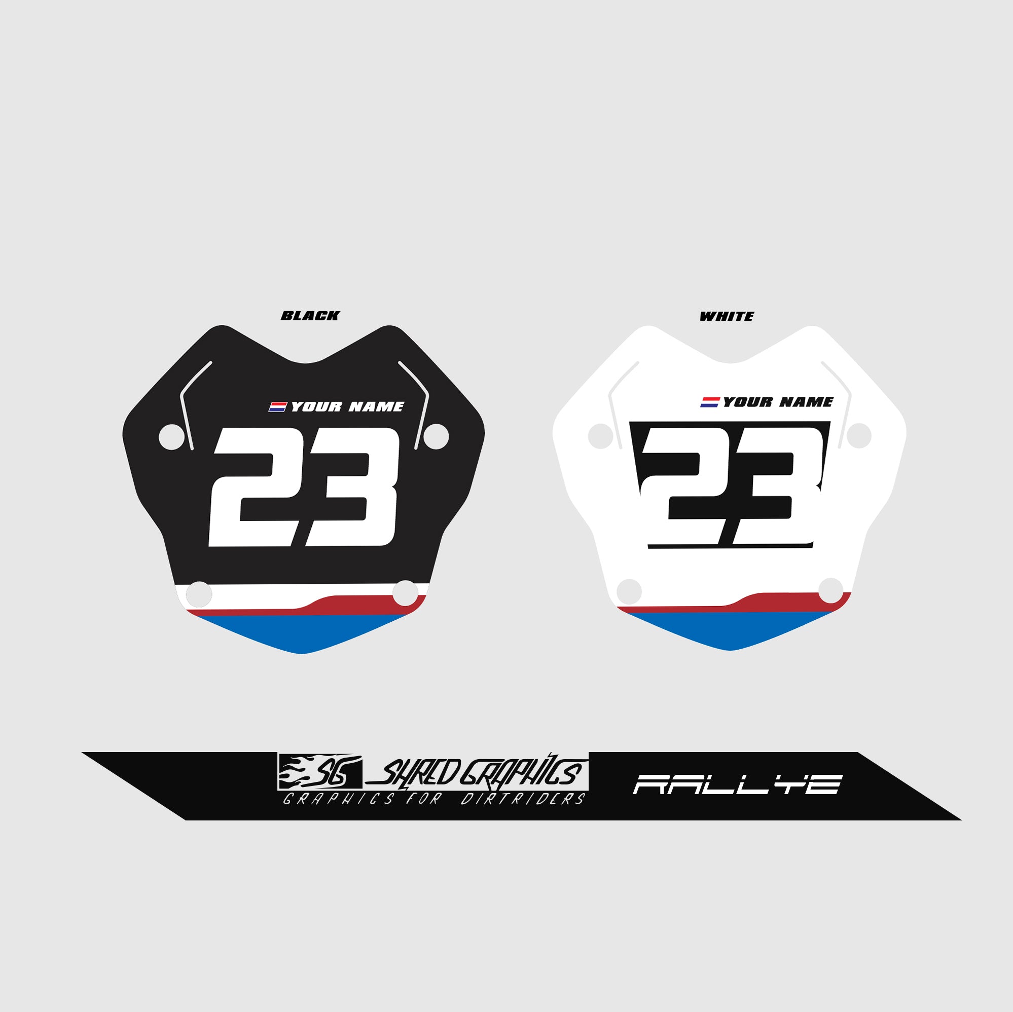 BMW R1250GS | RALLYE HIGHLITE // WIND SCREEN KIT – Shred Graphics